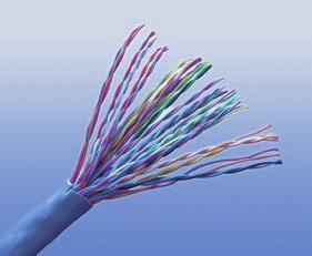 Applications: Category 5 Multipair Cables 10Base-T, 100Base-T4, 100Base-TX, 100Base-VG-ANYLAN, 155Mbps ATM, 622Mbps ATM Standards: ISO/IEC 11801, ANSI/TIA/EIA-568-B Product Construction Matrix: