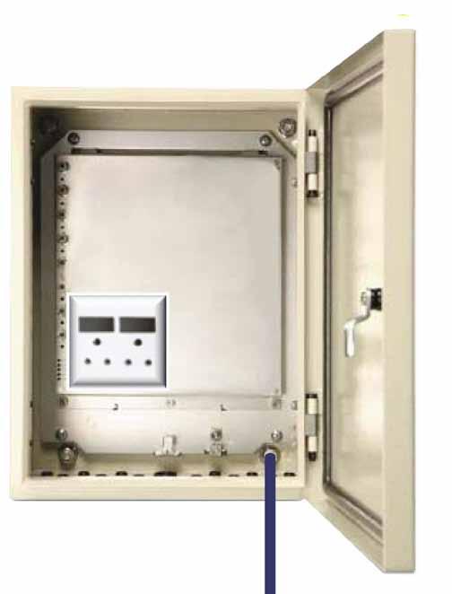 2. Electrical Earth and Lightning It is recommended that the casing of the enclosure is properly earthed, with a measured impedance earth mat which is recommended.
