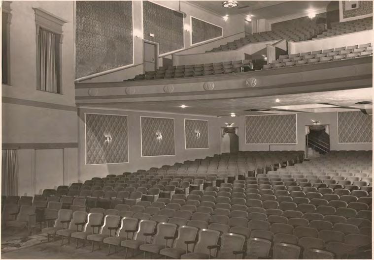 The photos above were taken in 1955 following the Chakeres Theatre renovation of the interior and exterior of the theatre. It represents how we want the theatre to look after renovations.