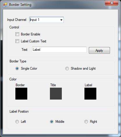 Click on this button will show the dialog for output resolution, background color and background channel setting.