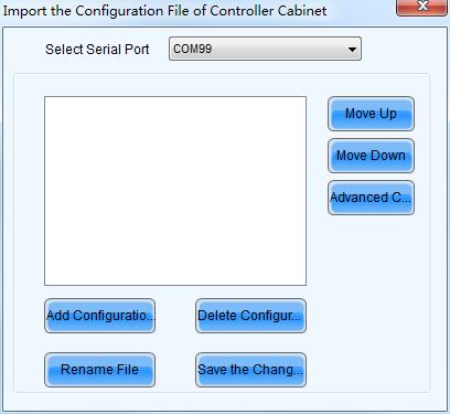 Step 1 Run NovaLCT and choose Tools > Controller Cabinet Configuration File Import.