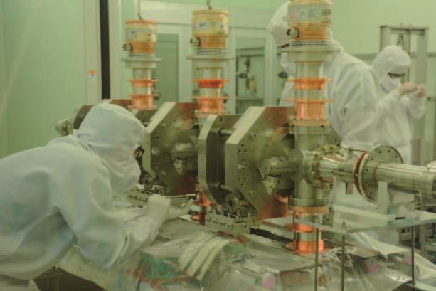 In order to qualify the cavity performance, vertical tests of the three 2-cell cavities were conducted at KEK-STF (Superconducting RF Test Facility).