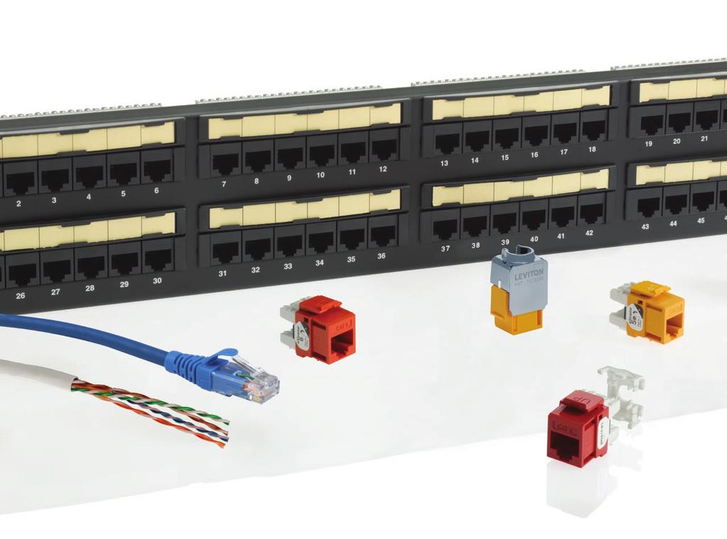 Smaller, lighter cable construction for improved flexibility UTP Patch Cords for extreme System Supports traditional density panels and switches, and the snagless