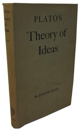 [28] Ross, Sir David. Plato's Theory of Ideas. Oxford: Clarendon Press, 1951. First Edition. 8vo. Hardback. Good+ / Good. [8], 250pp, [2[], original cloth in DJ.
