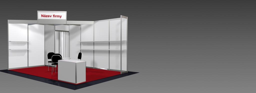 C 3 15 9 m 22 Standard stand Economy - TYPE E3R, 5 x 3 m, total price CZK 38 800,- excl. VAT The price includes: 15 m2 exhibition area, registration fee, stand construction incl.