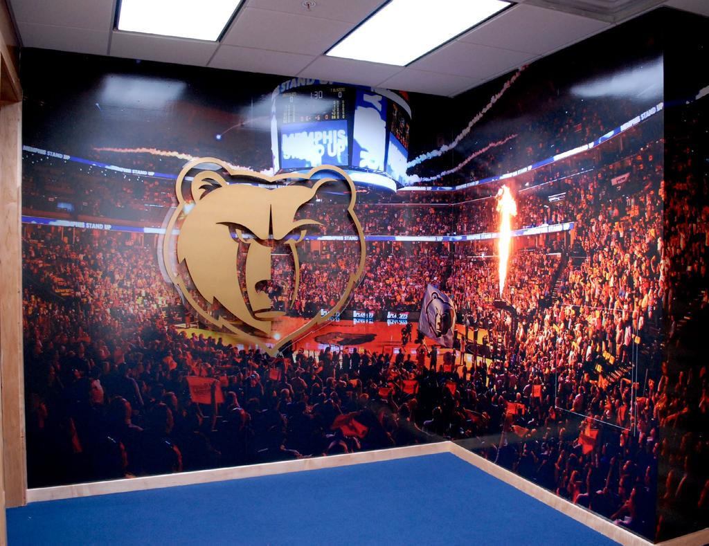 MEMPHIS GRIZZLIES FULL COVERAGE WALL