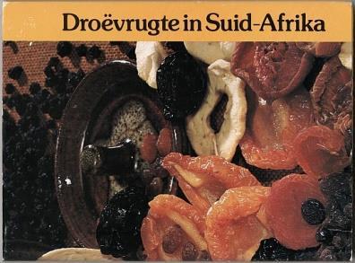 38. Dried Fruit Board: Droëvrugte in Suid- Afrika (Pretoria: Muller & Retief, 1976) Small 4to; original yellow boards; pictorial dustwrapper; pp. 40; photographs, maps, tables, line drawings.