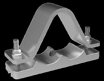 Orion Cleat 376 series Suitable for use with cable diameters 62186mm. Manufactured from aluminium alloy.