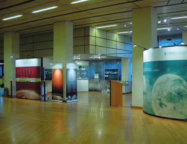 The exhibition was supported by a photographic exhibition of IMS facilities and is designed to be modular and mobile to support the work of staff on duty travel.