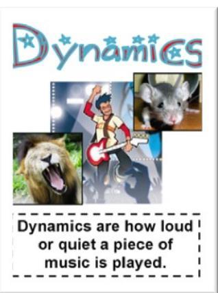 Subject: Music Year: 7 Design a poster for ONE of the elements of music. The one here shows a very simple example of a poster for dynamics.