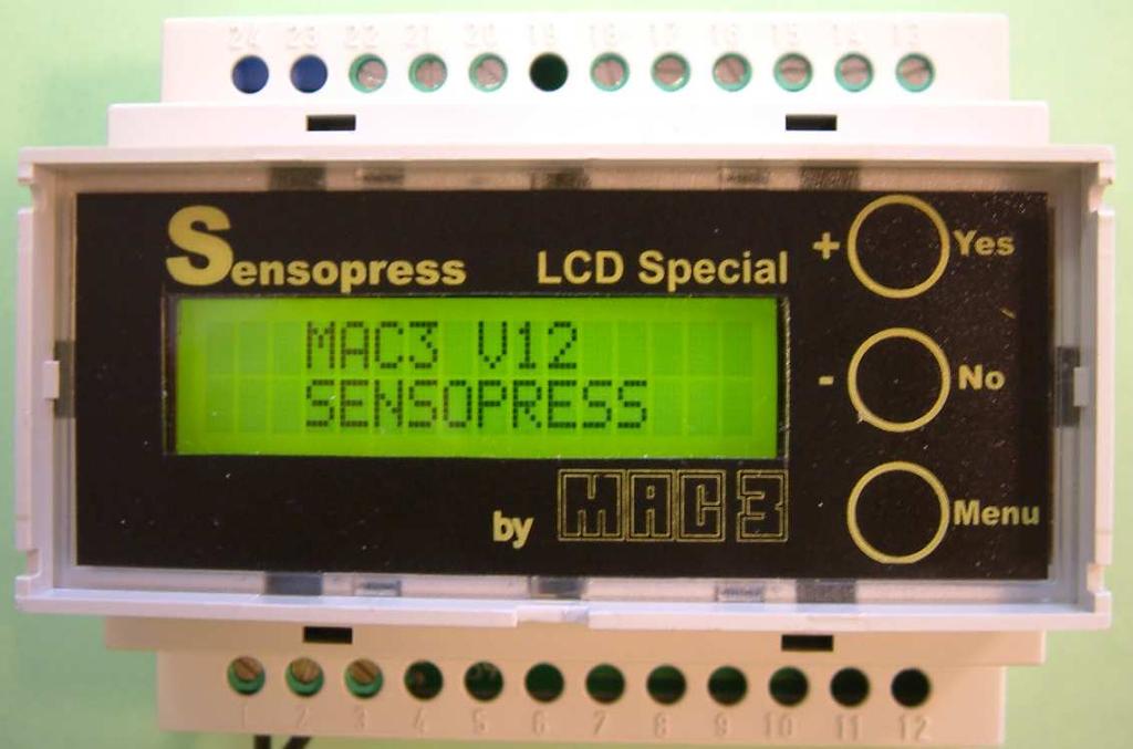 Sensopress LCD Special English