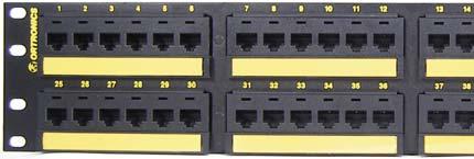 Clarity 10G Patch Panels JACKS PANELS CORDS ANGLED MULTI-PORT PATCH PANEL TRADITIONAL MULTI-PORT PATCH PANEL ANGLED, FLAT AND TRACJACK PATCH PANELS Clarity 10G patch panels are now available in the