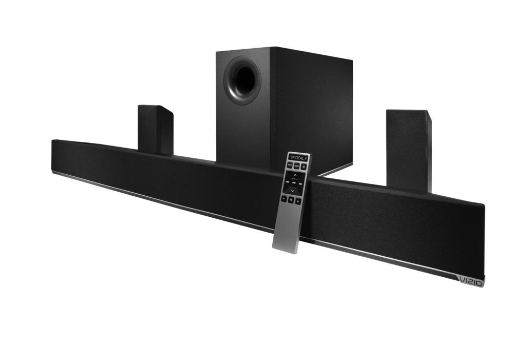 VIZIO RECOMMENDS 5.1 Home Theater Sound Bar with Wireless Sub & Satellites For the pinnacle of surround sound immersion and convenience, the VIZIO 5.1 Sound Bar sets the bar exceptionally high.