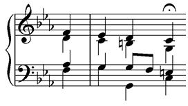 Perfect Cadences 3 Exercise F1 Analyse the following phrase in C minor, using Roman Numerals below: c: Exercise F2 Complete the following two