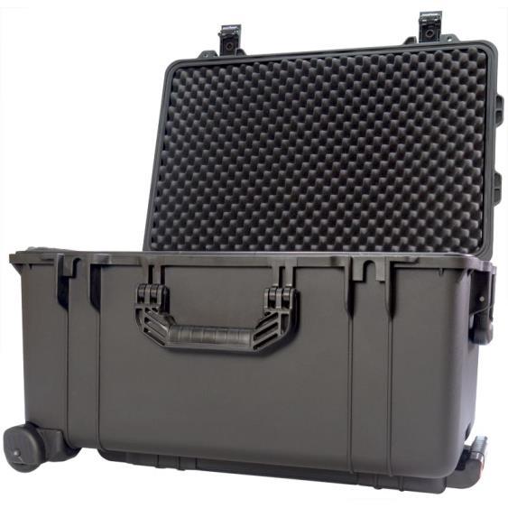 Always use a trolley to safely transport the GO KMU-100 Studio over distances of 2 Metres or more.
