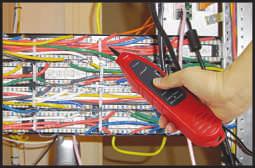 Find target wire required from numerous telephone wires and LAN