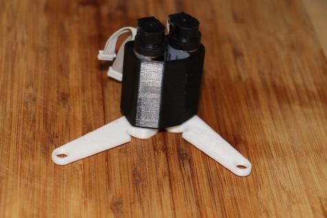 Wire adapter board 2x M2 screws black 1x ¾" 4-40 screw 1.