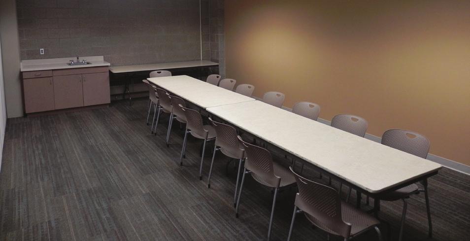 MEETING ROOMS We are able to accommodate 20 people per room, depending on table and chair set-up. Retractable walls allow flexibility for accommodating larger groups.