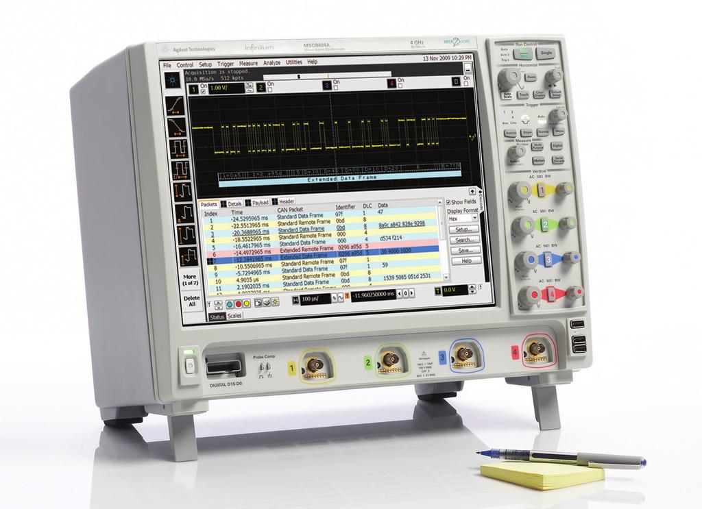 CAN, LIN and FlexRay Protocol Triggering and Decode for Infiniium 9000A and 9000 H-Series Oscilloscopes Data sheet This application is available in the following license variations.