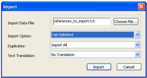 Step 5: Import the text file into EndNote Open EndNote and Create a new Endnote Library, save it as import_test.