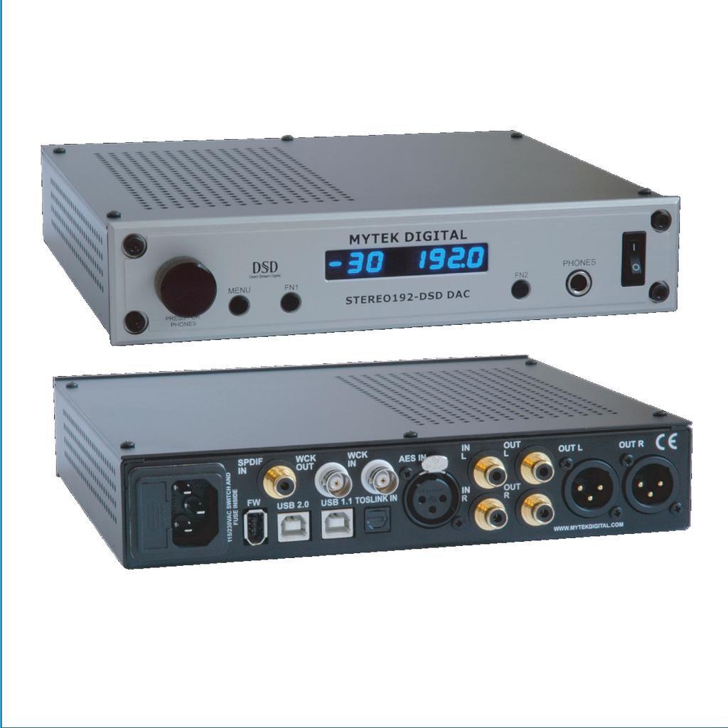 These specs and design consideration included: -guaranteed bit transparency from driver to DAC chip -highest performance 128dB 32 bit Sabre DAC in 4DACs per channel parallel balanced configuration