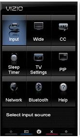 Chapter 7 Adjusting Your HDTV Settings Using the HDTV Settings App The remote control or the buttons on the side of the TV can control all the function settings.