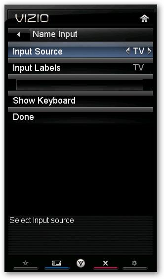 Name Input This feature makes it easier for you to recognize the devices you have connected to your HDTV when you press INPUT.