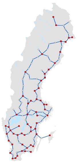 Infrastructure Digital national backbone network 120 link segments ~1 600 km Coverage of all inhabited