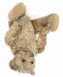 A large teddy bear, Chad Valley, circa 1930, a jointed light golden mohair teddy bear with protruding snout (stitching renewed), and long limbs (pads on all four paws sometime replaced), celluloid