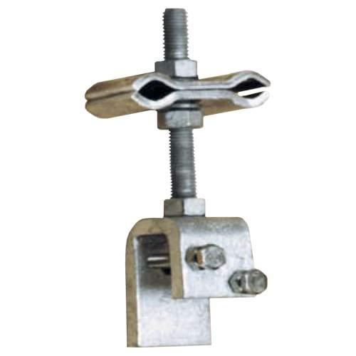 Downlead clamp Downlead clamp This clamp is manufactured with hot-dipped galvanized forged steel or aluminum alloy and is intended for the securing and managing of fiber optic cables within the