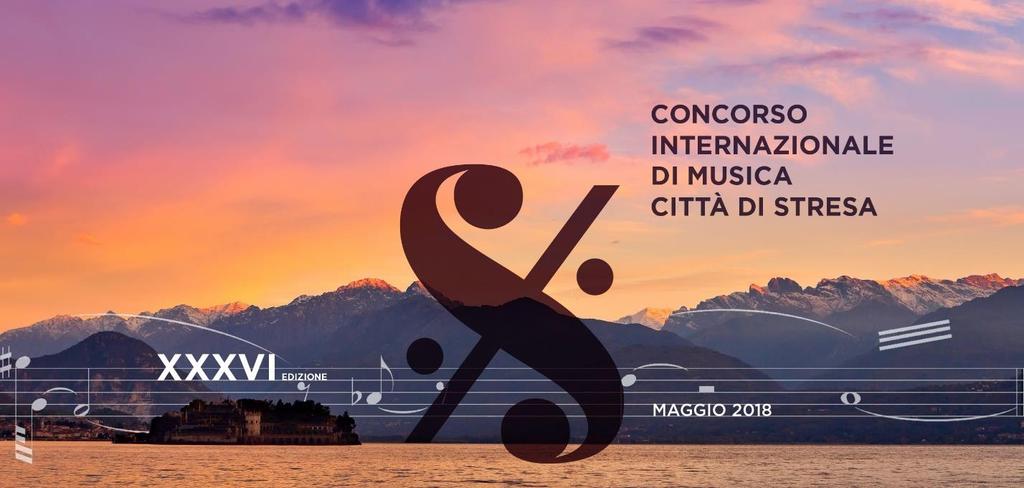 Music Competition 18th, 19th and 20th, may 2018. The International Music Competition Città di Stresa is at its XXXVI edition in 2018.