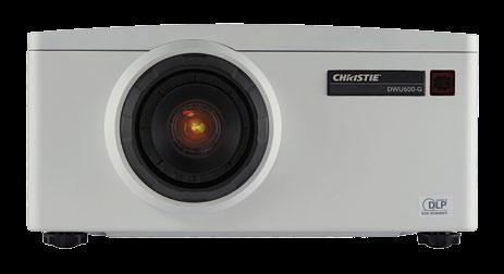 Excellent image quality Dynamic Contrast The Dynamic Contrast feature further enhances the image quality of the Christie G Series by increasing the