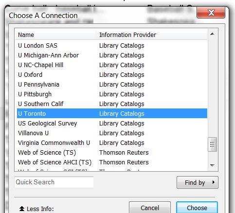 3. Import data from database through Online Searches in EndNote With your library open, make the menu selection: TOOLS >> ONLINE