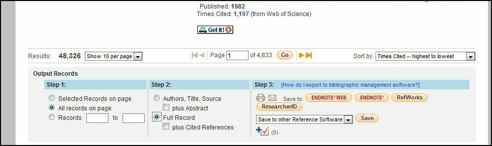 Add references to a library 3 11 Direct export from Web of Science Start your browser and go to the Digital Library (http://library.wur.nl/) Select Web of Science (see Most Used Resources).