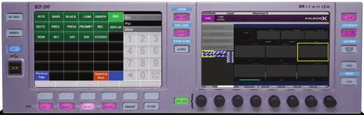 .. The highly graphical RCP-200 touchscreen remote panel offers more advanced control of combined multiviewer and