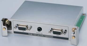 PFM-42V1N requires an optional BKM-V10 adapter to accept composite video signals.