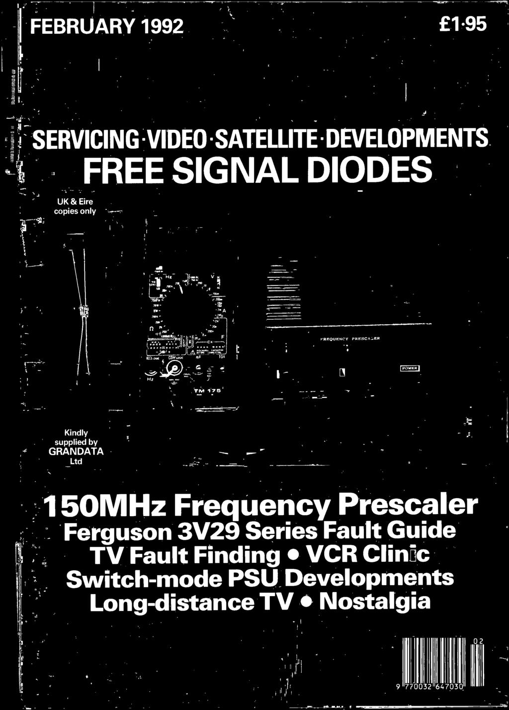 Series Fault Guide TV Fault Finding VCR Clinic