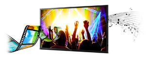 DLNA-compatible mobile devices can also utilize a wireless hub to push multimedia content directly to selected displays.
