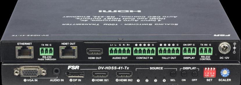 User Manual DV-HDSS-41-TX 4x1 4K