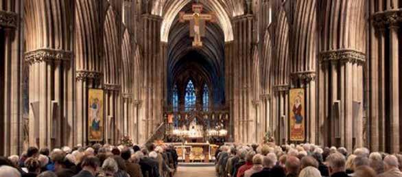 Tickets are free but must be booked in advance: boxoffice@ellesmere.com Evensong at Lichfield Cathedral Saturday 9th February, 5.