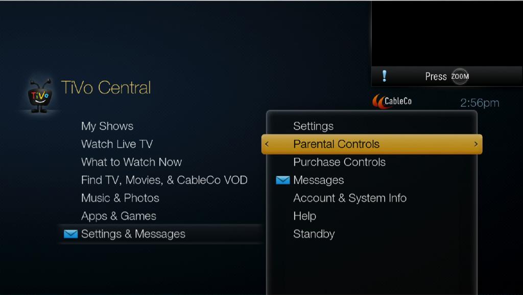 3. PARENTAL CONTROLS Many parents are concerned about their children watching unsuitable programming. VU-IT!