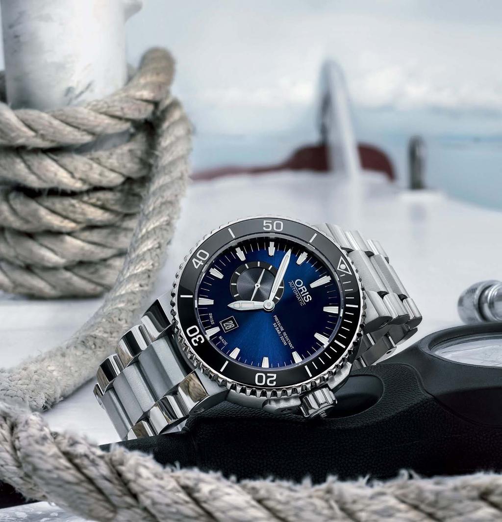real watches for real people Oris Aquis Small Second, Date Automatic