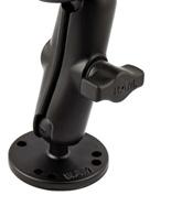 enables quick release from mounting systems.