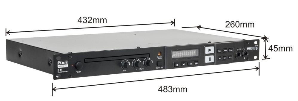 Product Specification Power supply: AC 115/240-50/60 Hz Power consumption: 25 Watt Video signal: NTSC/PAL S/N ratio: >92dB Audio output: 2.0 V p-p Video output: 1.