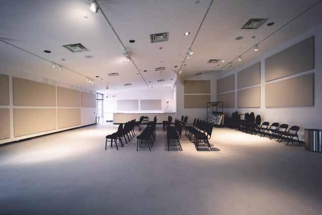 EVENT SPACES UPPER & LOWER GALLERY The open-concept Upper and