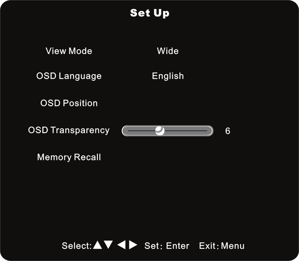 Item Description Operation Sleep Timer Sets the timer for the TV to automatically turn off. Available > or < to select and ENTER to options are OFF, 30 Min, 60 Min, 90 Min, 120 Min, and 150 Min.