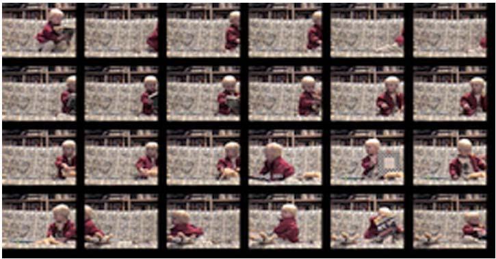 Movie frames from which we want to extract the foreground subject Images: