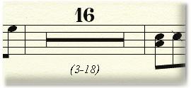 Finale 2010 offers more flexibility and control for measure numbers for multi-measure rests. Now font, brackets and position for multi-measure rest measure ranges to refine the look you want.