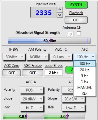 10.2.13 AGC Manual Mode Figure 10-24 depicts the AGC Manual feature. The AGC Manual feature allows the user to manually control the AGC output over a limited range.