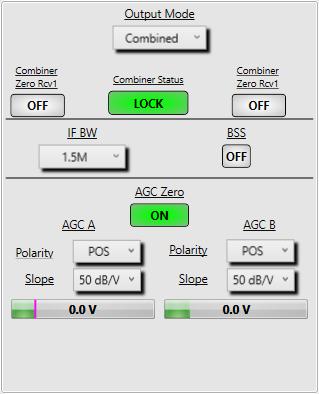 10.3.6 AGC Output Impedance Selection Figure 10-34 shows how Combiner AGC output impedance is selected.